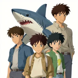 shark anthony, portrait shinkai makoto studio ghibli studio key hideaki anno sakimichan stanley rene lau rossdraws james jean marc simonetti elegant highly detailed digital painting artstation 4 k