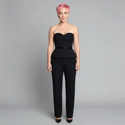 photo of a gorgeous Gillian Anderson pink pixie cut hair by Mario Testino, detailed, full body shot, award winning, Sony a7R 3921509119