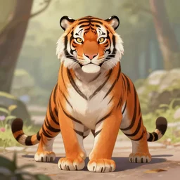 Anthropomorphic Tiger, furry art