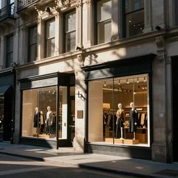 downtown retail storefronts