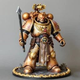 baroque rococo painting portrait of space-marine from warhammer 40k by Greg hildebrandt fancy cake