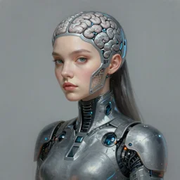 a portrait of leeloo in cyber clothes and cerebral mesh, fantasy, elegant, digital painting, artstation, concept art, matte, sharp focus, illustration, art by josan gonzalez, n 4