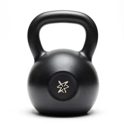 scandinavian kettlebell, photorealistic, isolated on a pure white background, centered, entire object in frame, sharp focus, soft studio lighting
