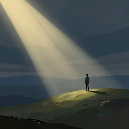 the joy of life, a simple vector based illustration, atmospheric dreamscape painting, wlop