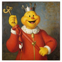 6 th century painting of king ronald mcdonald