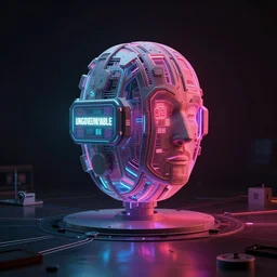 ungovernable artificial intelligence, by Naomi Okubo, volumetric lighting, high contrast colors, panoramic view, as trending on Artstation,