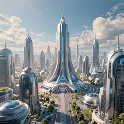 futuristic utopian city, mesmerizing hd 1 0 8 0 p photo