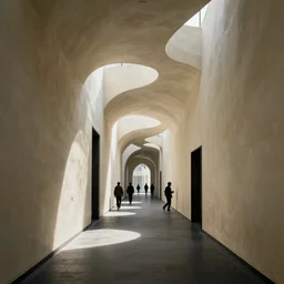 a hallways of entropy, ivory and ebony, swirled architecture, the void people, camera burn, octane 8 k