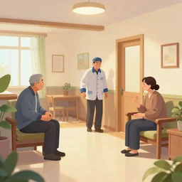 An emergency inside the retirement home