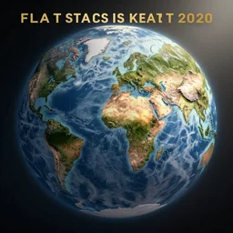 flat earth map