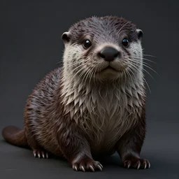 A wizard otter, ultra realistic, concept art, intricate details, eerie, highly detailed, photorealistic, octane render, 8k, unreal engine, art by artgerm and greg rutkowski and alphonse mucha