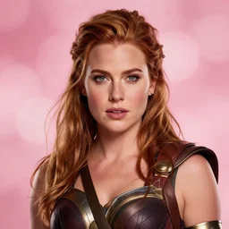 extremely epic portrait of Amy Adams as a ruggedly handsome Amazon heroine, intricate, elegant, highly detailed, centered, artstation, sharp focus, illustration, pink cloud bokeh, art by artgerm and donato giancola and Joseph Christian Leyendecker