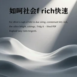 instruction guide on how to get rich quickly