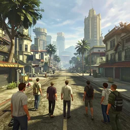 highly detailed vanishing - point space, in gta v, stephen bliss, unreal engine, fantasy art by greg rutkowski, loish, rhads, ferdinand knab, makoto shinkai and lois van baarle, ilya kuvshinov, rossdraws, tom bagshaw, global illumination, radiant light, detailed and intricate environment