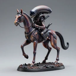 80mm resin detailed miniature of a Xenomorph horse, Alien(1980), Product Introduction Photos, 4K, Full body,