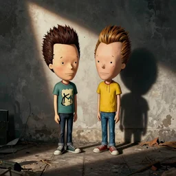 beavis and butt - head, by keith haring
