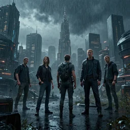martin johnson heade roger dean martin ansin dahl zorn bilibin wlop vfx cyberpunk synthwave city in the midnight forest during a rainstorm incredible photography vfx hyperrealism siconolfini beth sobel rutowski artgerm wu beeple hyperdetailed intricate beautiful landscape thomas kincaid rainstorm landscape 8 k