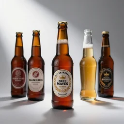 professional quality stock photography of beautifully displayed beer