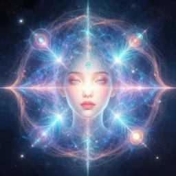 Small is beautiful :: mystical, astral, digital art, concept art, 16k resolution, 4K hd, symmetrical portrait