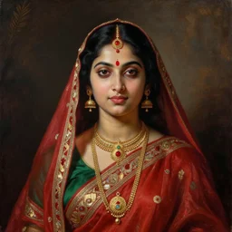 bangladesh goddess. by konstantin razumov, chiaroscuro, highly detailded