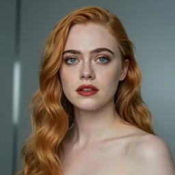 Elle Fanning retro-futurism portrait
