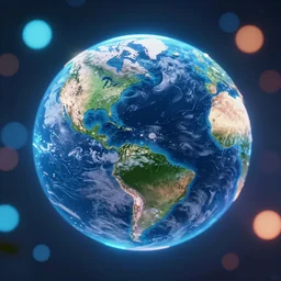 hole in the center of planet earth, tron, close up bokeh hiperrealistic neon glow darkness dramatic neon, sharp focus, octane render, imax