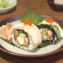 artwork of a japanese delicious food, super detailed, rossdraws trending on artstation, anime style, anime wallpaper 4 k hd