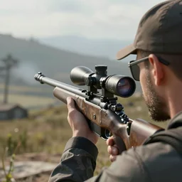 looking through the scope of a rifle, screenshot from'sniper elite 5'
