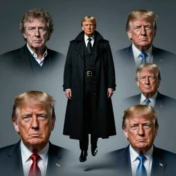 portrait photograph,!!! baron harkonnen!!! floating with the face of! donald trump!, in various compositions by alejandro jodorowsky, 2 4 mm wide angle lens, cinematic lighting