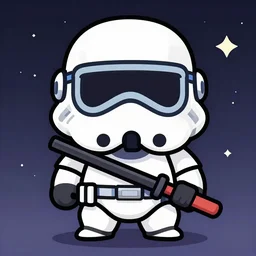 Star Wars in kawaii style,