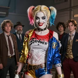epic beautifull hyper realistic harley quinn, gorgeous lighting by kim jung giu weta studio, mucha, bautista and norman rockwell and greg rutkowski and tom bagshaw and james gurney and pixar
