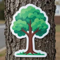 sticker tree
