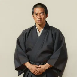 a digital painting art of soke shigeru kimura, by greg rutkowski, trending on artstation