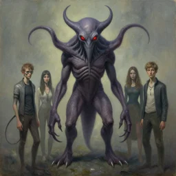 cthulhu garfield, 4 k oil on linen by wlop, artgerm, andrei riabovitchev, nuri iyem, james gurney, james jean, greg rutkowski, highly detailed, soft lighting 8 k resolution