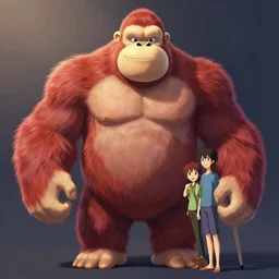 king kong character design by disney, charlie bowater, ross tran, artgerm, and makoto shinkai, detailed, soft lighting, rendered in octane