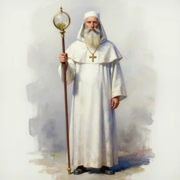 a oil / watercolor painting full body character portrait of a chemical cleric in the style of moebius in the style of leonard boyarsky trending on artstation deviantart pinterest detailed realistic hd 8 k high resolution