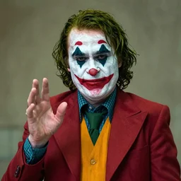 jeremy clarkson as the joker. a photo of jeremy clarkson cosplaying as the joker