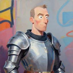 greg manchess portrait painting of partially armored uncle fester from addams family as overwatch character, medium shot, asymmetrical, profile picture, organic painting, sunny day, matte painting, bold shapes, hard edges, street art, trending on artstation, by huang guangjian and gil elvgren and brom