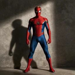 James Bond as Spiderman , a film still