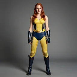 emma stone as wolverine by killian eng full body portrait