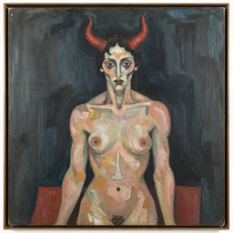 Cecily Brown, Ernst Kirchner, portrait of a demon