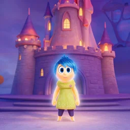 peach's castle, movie still from inside out, rembrandt lighting, hyperion render, ray - tracing, disney pixar, trending on artstation, 4 k