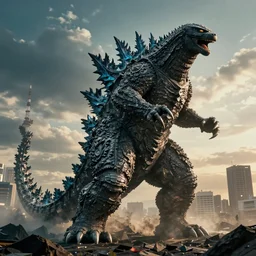 giant hugh jackman rampaging through tokyo like godzilla