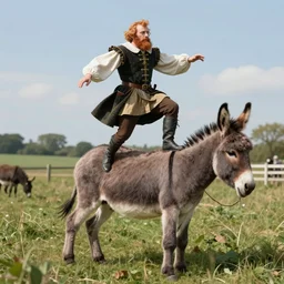 henry the 8 th falling off a donkey