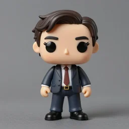 flamboyant, individual alan turing stop motion vinyl action figure, plastic, toy, stephen bliss style