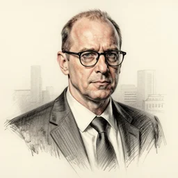 detailed sketch of Saul Goodman