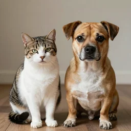 an hybrid between a cat and a dog