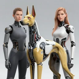 high intricate medium shot of a cyborg hellhound, maria panfilova, andrea savchenko, mike kime, ludovic plouffe, qi sheng luo, oliver cook, makoto shinkai, trending on artstation