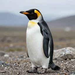 a nature photograph of a horse penguin hybrid