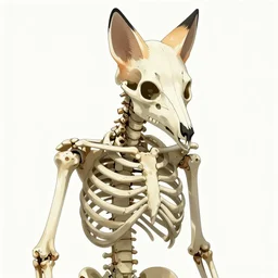 an anime about an bipedal undead skeleton with exposed animal fox skull for a face nongraphic, 9 massive colorful peacock tails, magical flaming mage robes and walking through an empty street alone at night under starry skies, halloween decorations, wonder, anime, furry, side profile, peaceful, vhs, art by yuji ikehata